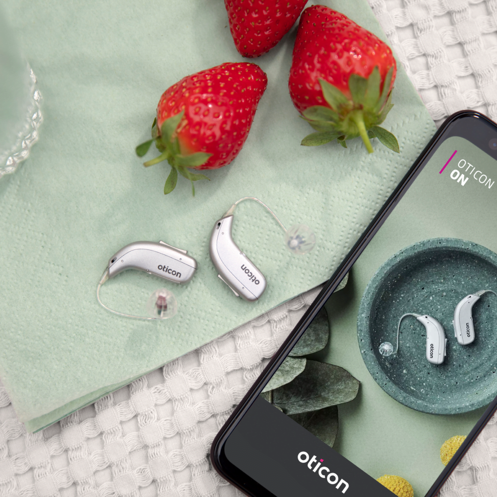 Oticon More with strawberries
