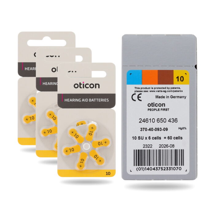OTICON nr. 10 - klausos aparatų elementai