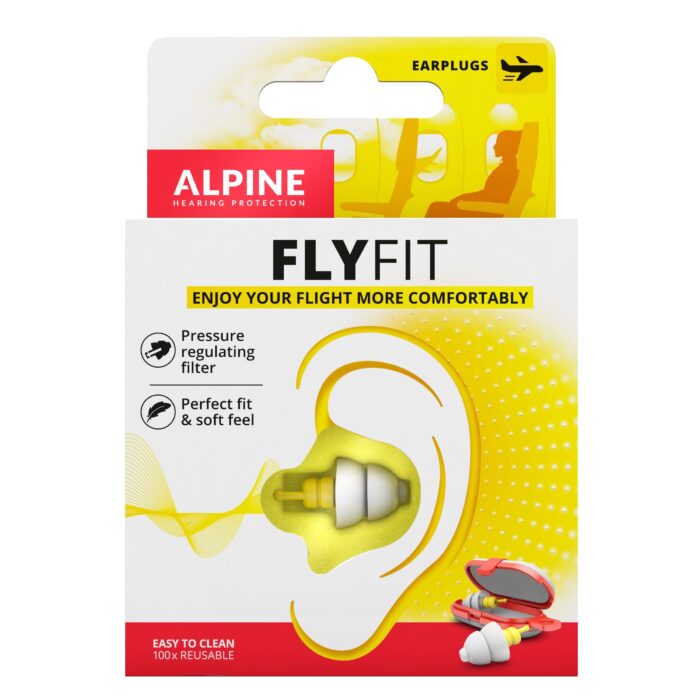 Ausų kimštukai skrydžiams ir kelionėms ALPINE FlyFit